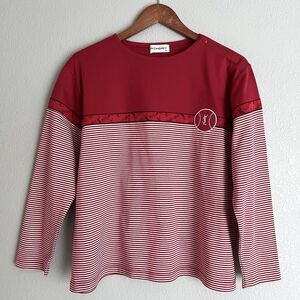 Vintage Yves Saint Laurent Women’s Striped Nautical Style Sweater Jumper  M